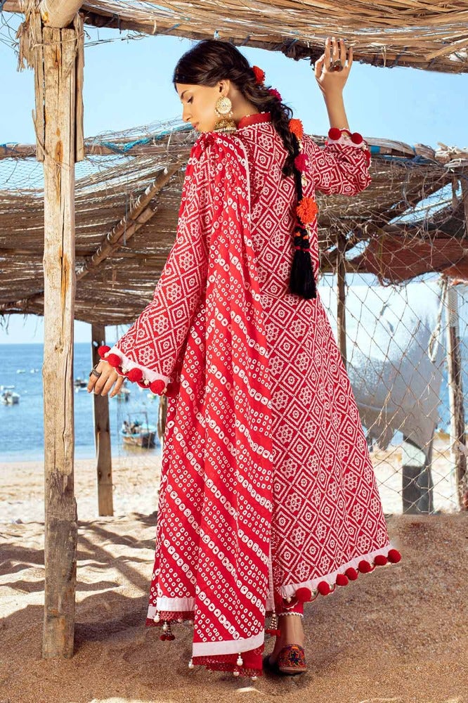 Gul Ahmed 3PC Lacquer Printed Lawn Unstitched Suit CL-42010 A