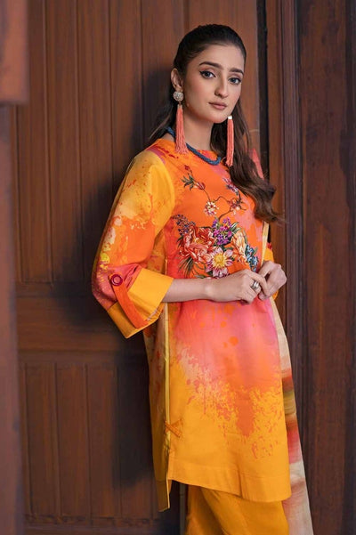 Gul Ahmed 3PC Printed Lawn Unstitched Suit CL-42022 A