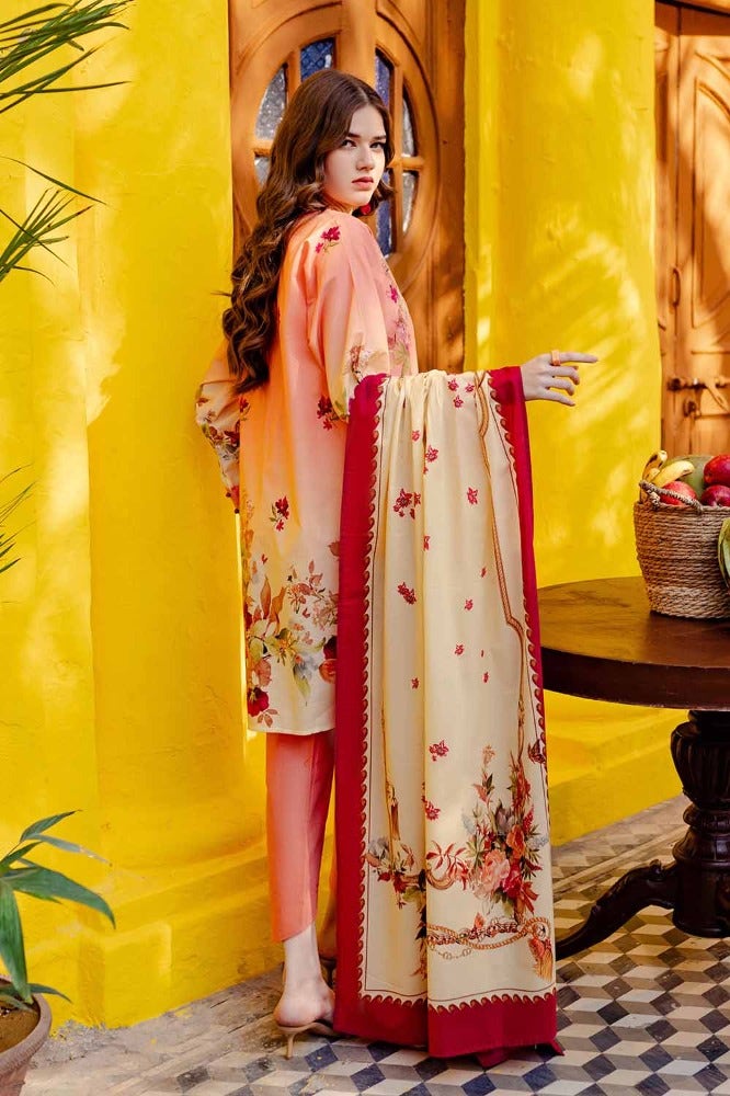 Gul Ahmed 3PC Printed Lawn Unstitched Suit CL-42026 A