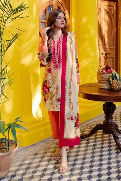 Gul Ahmed 3PC Printed Lawn Unstitched Suit CL-42026 A