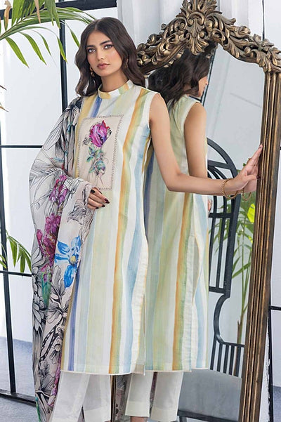 Gul Ahmed 3PC Printed Lawn Unstitched Suit CL-42029 A