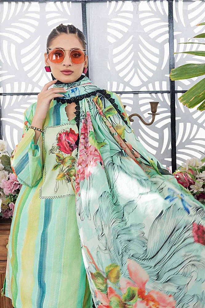 Gul Ahmed 3PC Printed Lawn Unstitched Suit CL-42029 B