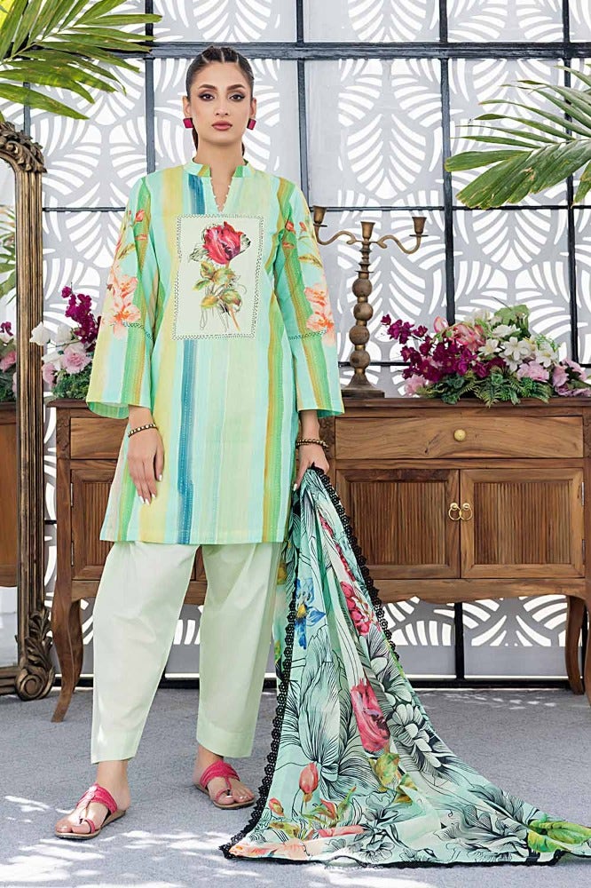 Gul Ahmed 3PC Printed Lawn Unstitched Suit CL-42029 B