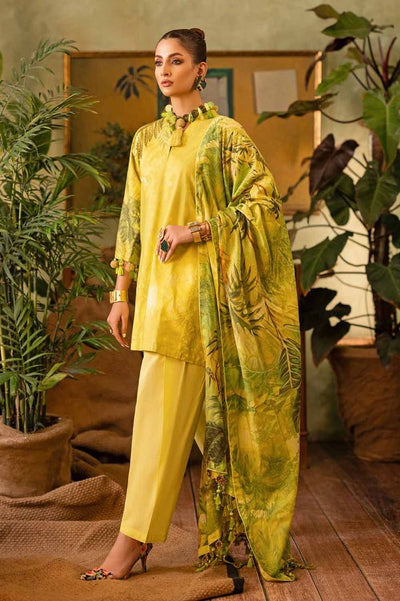 Gul Ahmed 3PC Printed Embroidered Lawn Unstitched Suit CL-42031