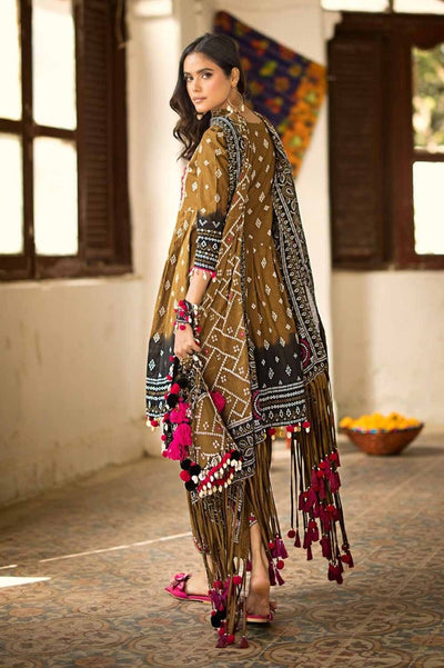 Gul Ahmed 3PC Printed Lawn Unstitched Suit CL-42034 B