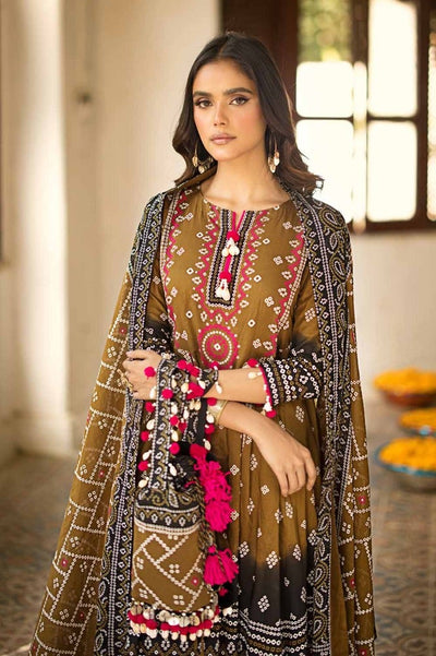 Gul Ahmed 3PC Printed Lawn Unstitched Suit CL-42034 B