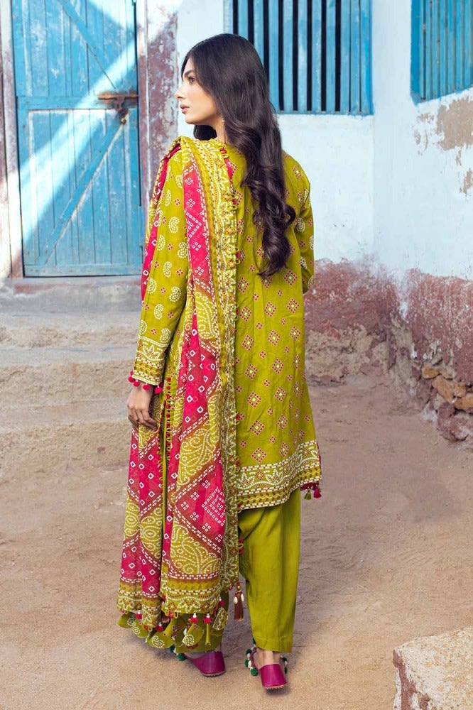 Gul Ahmed 3PC Printed Lawn Unstitched Suit CL-42036 A