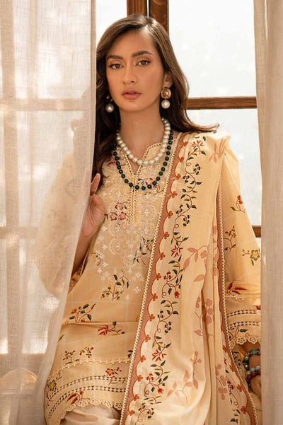 Gul Ahmed 3PC Printed Embroidered Lawn Unstitched Suit CL-42041