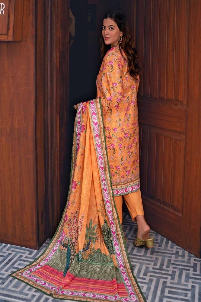 Gul Ahmed 3PC Printed Lawn Unstitched Suit CL-42050 B