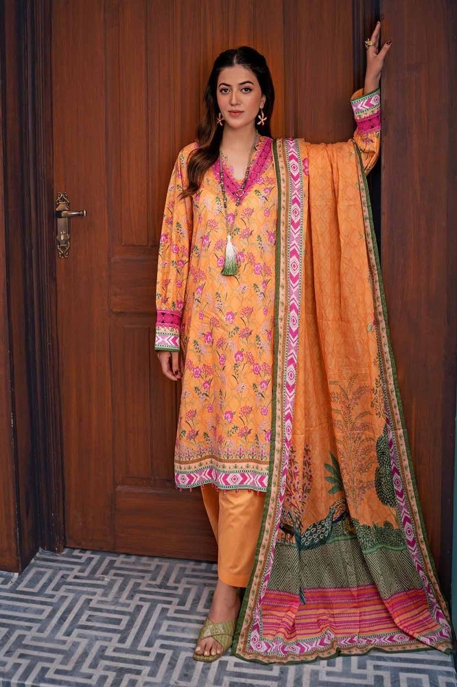 Gul Ahmed 3PC Printed Lawn Unstitched Suit CL-42050 B