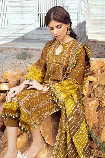 Gul Ahmed 3PC Printed Lawn Unstitched Suit CL-42051 A