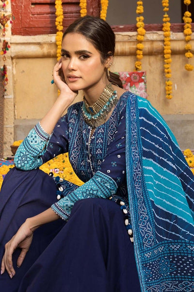 Gul Ahmed 3PC Printed Lawn Unstitched Suit CL-42051 B