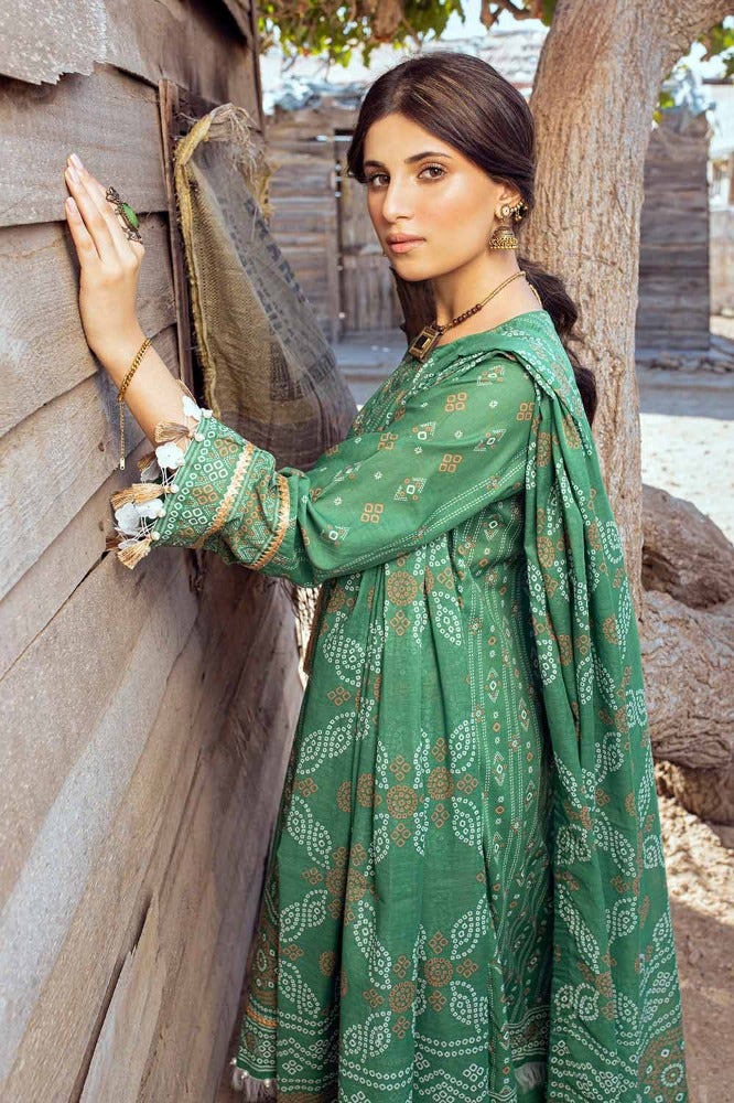 Gul Ahmed 3PC Printed Lawn Unstitched Suit CL-42060 A