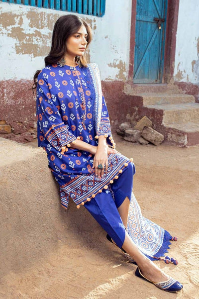 Gul Ahmed 3PC Lacquer Printed Lawn Unstitched Suit CL-42062 A