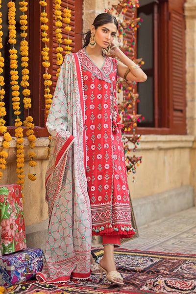 Gul Ahmed 3PC Lacquer Printed Lawn Unstitched Suit CL-42062 B