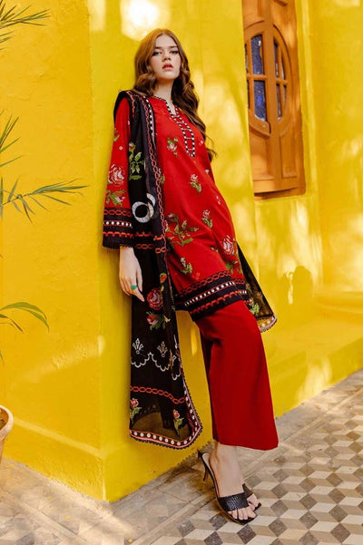 Gul Ahmed 3PC Printed Lawn Unstitched Suit CL-42064 B