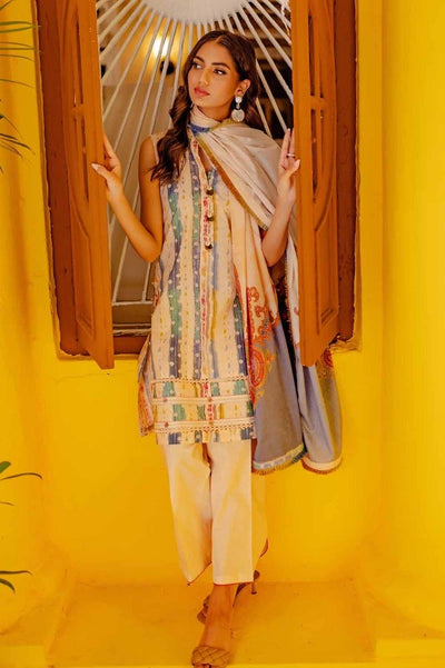 Gul Ahmed 3PC Printed Lawn Unstitched Suit CL-42076