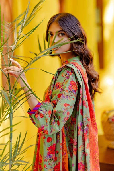 Gul Ahmed 3PC Printed Lawn Unstitched Suit CL-42078