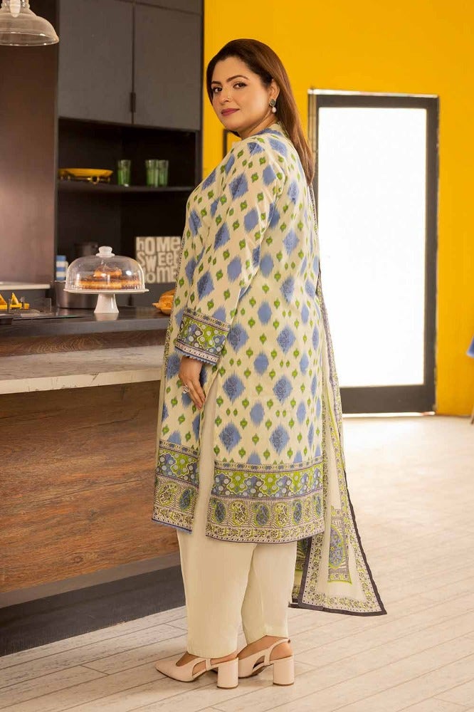 Gul Ahmed 3PC Printed Lawn Unstitched Suit CL-42080 A