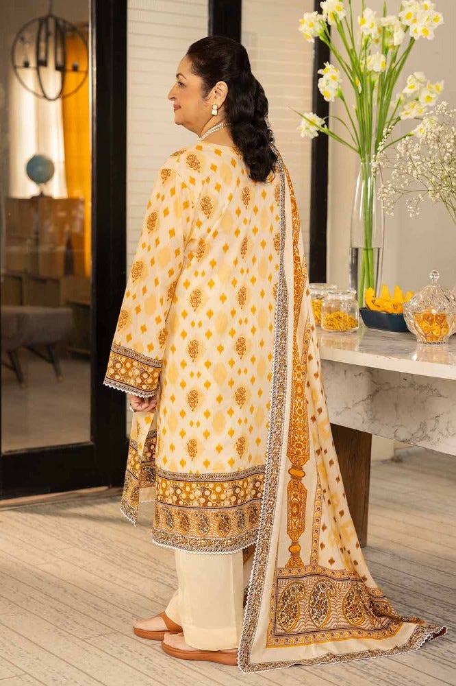 Gul Ahmed 3PC Printed Lawn Unstitched Suit CL-42080 B