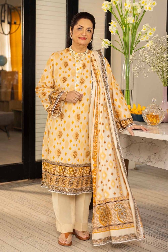 Gul Ahmed 3PC Printed Lawn Unstitched Suit CL-42080 B