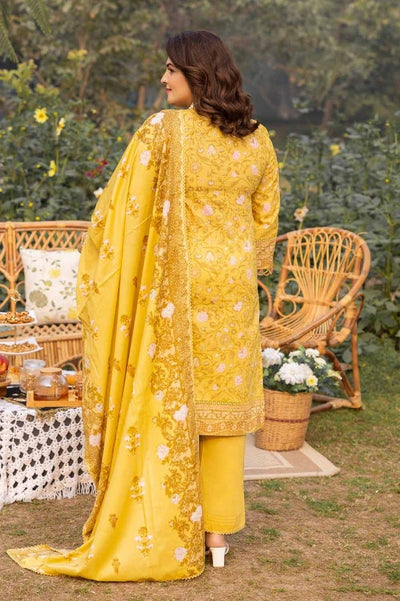 Gul Ahmed 3PC Embroidered Printed Lawn Unstitched Suit - CL-42081