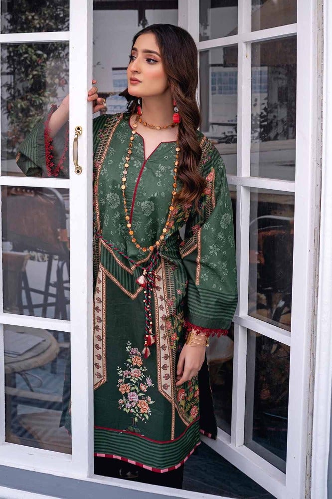 Gul Ahmed 3PC Printed Lawn Unstitched Suit CL-42084