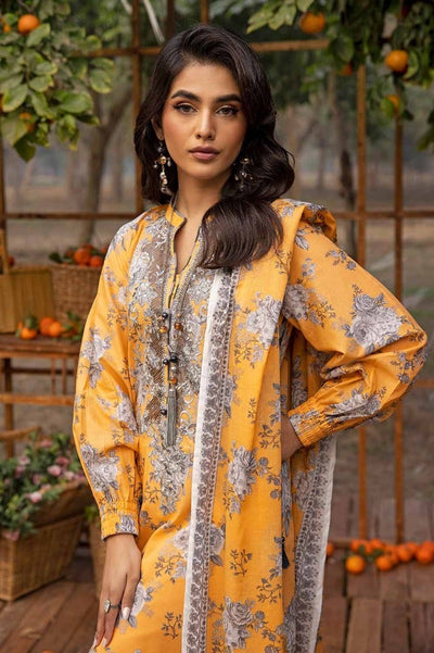Gul Ahmed 3PC Printed Embroidered Lawn Unstitched Suit CL-42090