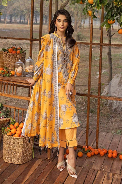 Gul Ahmed 3PC Printed Embroidered Lawn Unstitched Suit CL-42090