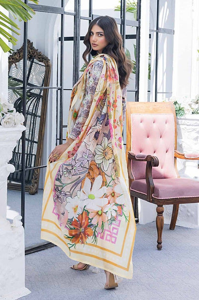 Gul Ahmed 3PC Printed Lawn Unstitched Suit CL-42100 A