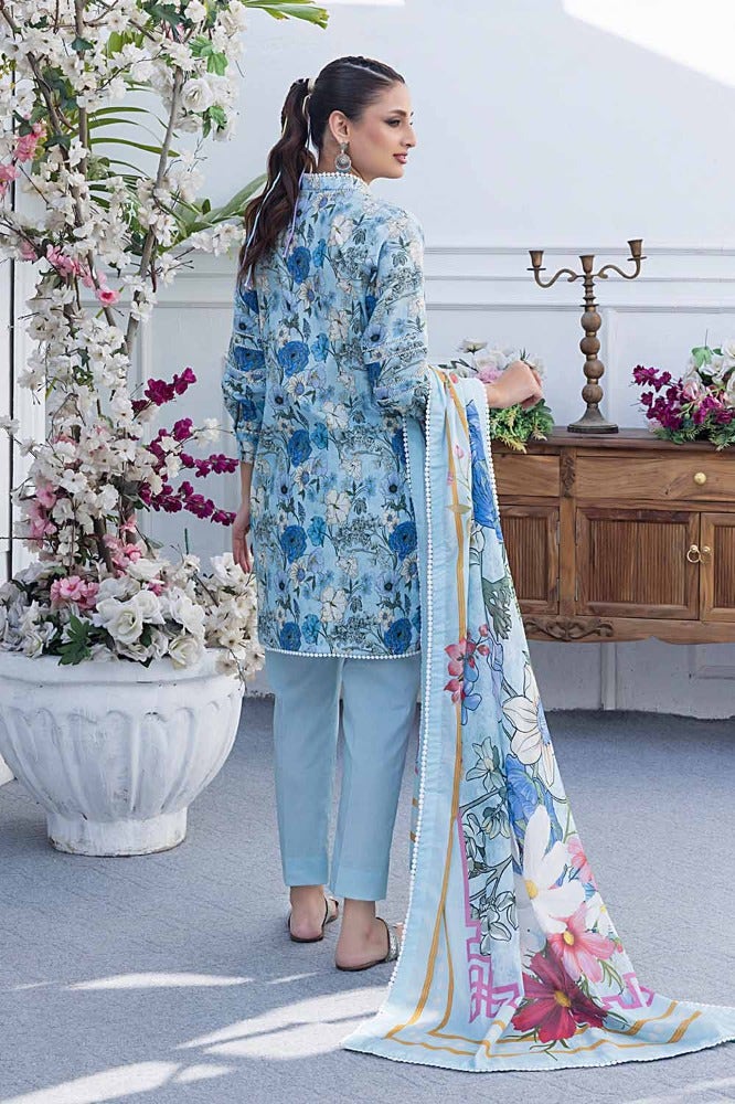 Gul Ahmed 3PC Printed Lawn Unstitched Suit CL-42100 B