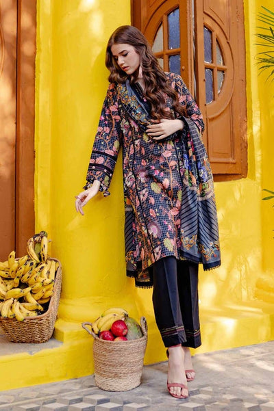 Gul Ahmed 3PC Printed Lawn Unstitched Suit CL-42101 B