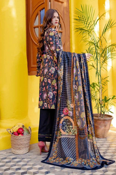 Gul Ahmed 3PC Printed Lawn Unstitched Suit CL-42101 B