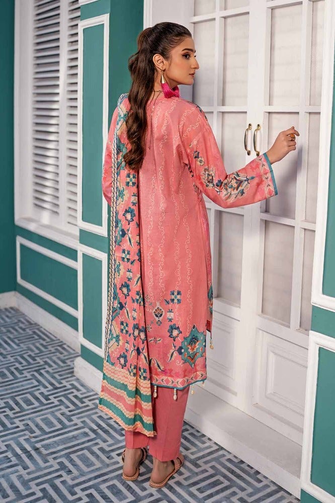 Gul Ahmed 3PC Printed Lawn Unstitched Suit CL-42124