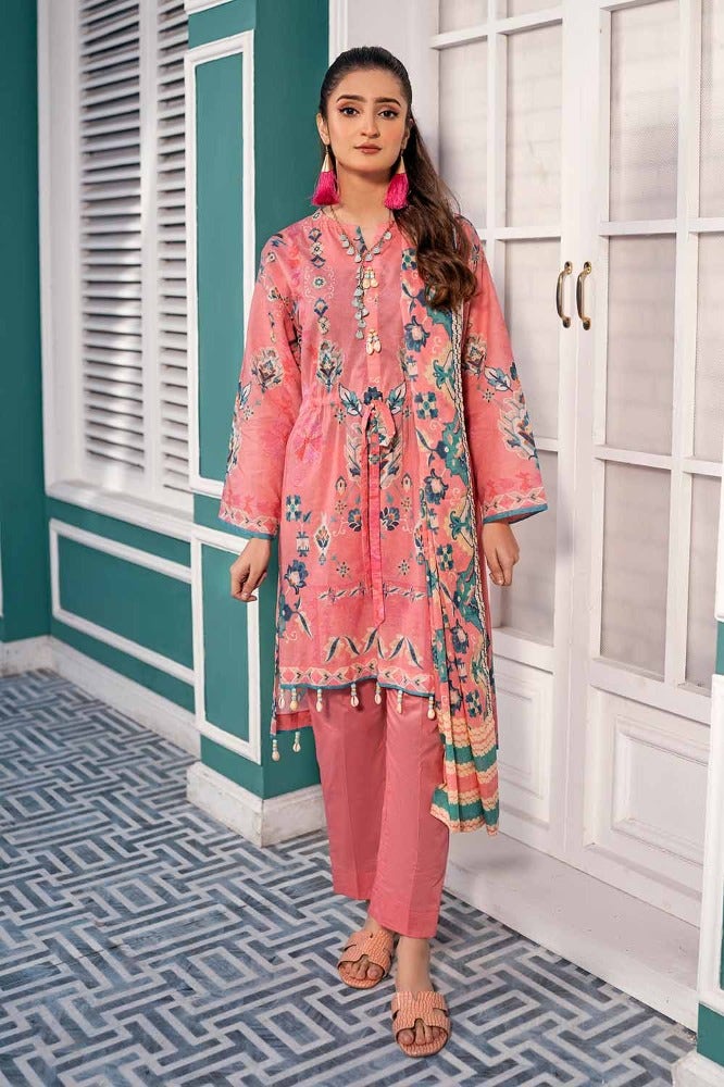 Gul Ahmed 3PC Printed Lawn Unstitched Suit CL-42124