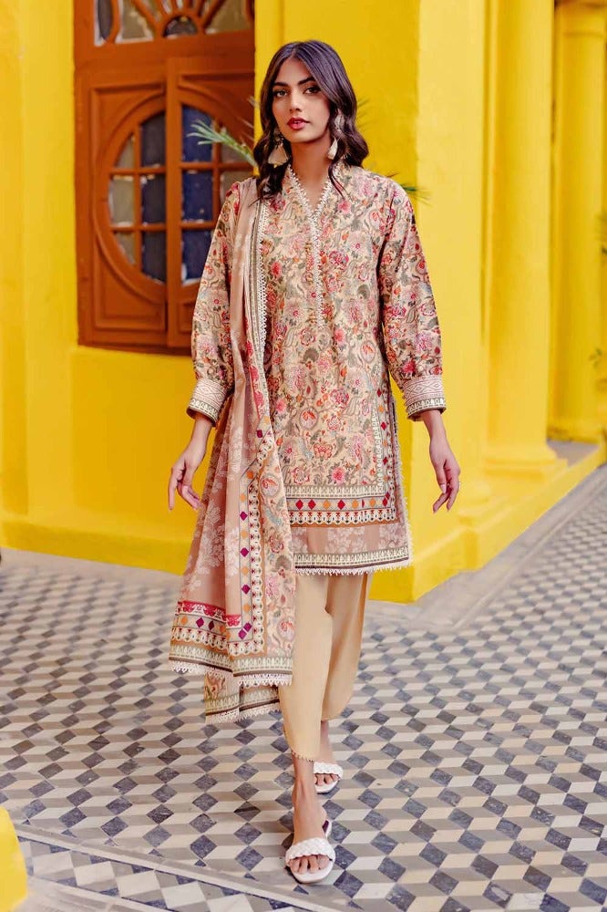 Gul Ahmed 3PC Printed Lawn Unstitched Suit CL-42131