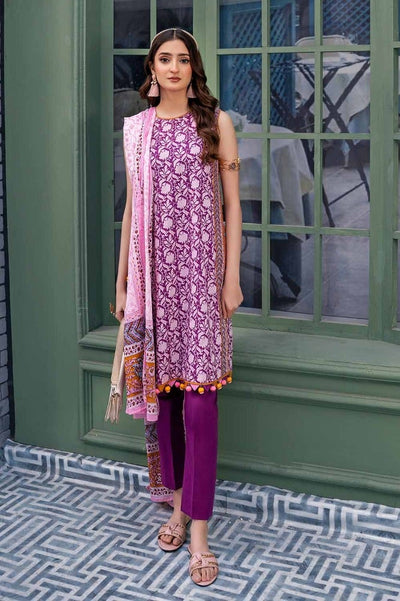 Gul Ahmed 3PC Printed Lawn Unstitched Suit CL-42132 B