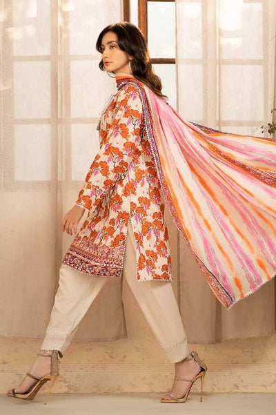 Gul Ahmed 3PC Printed Embroidered Lawn Unstitched Suit CL-42134