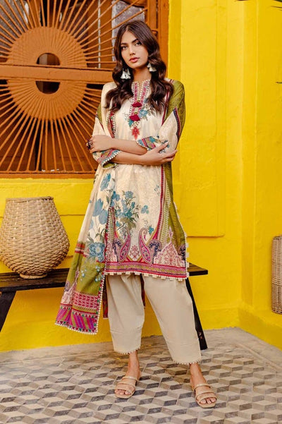 Gul Ahmed 3PC Printed Lawn Unstitched Suit CL-42137