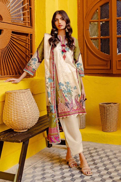Gul Ahmed 3PC Printed Lawn Unstitched Suit CL-42137