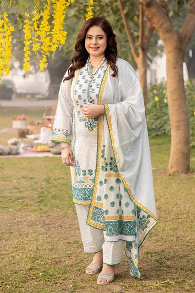 Gul Ahmed 3PC Printed Lawn Unstitched Suit CL-42138 B