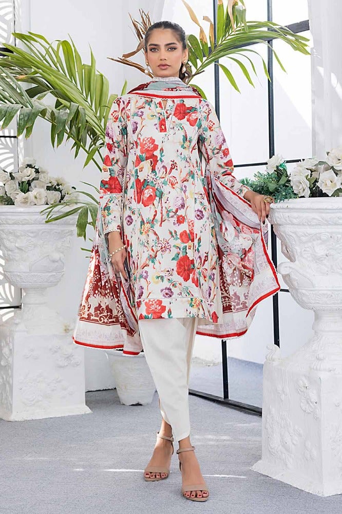 Gul Ahmed 3PC Printed Lawn Unstitched Suit CL-42144