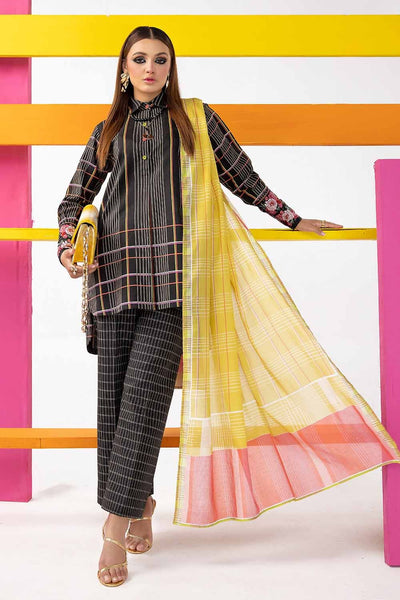 Gul Ahmed 3PC Unstitched Printed Lawn Suit CL-42146