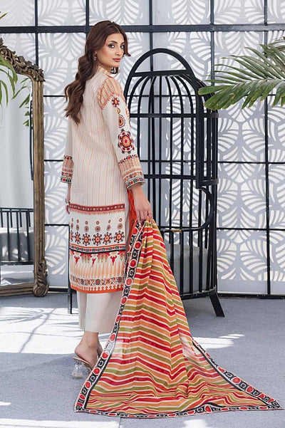 Gul Ahmed 3PC Printed Lawn Unstitched Suit CL-42167 A