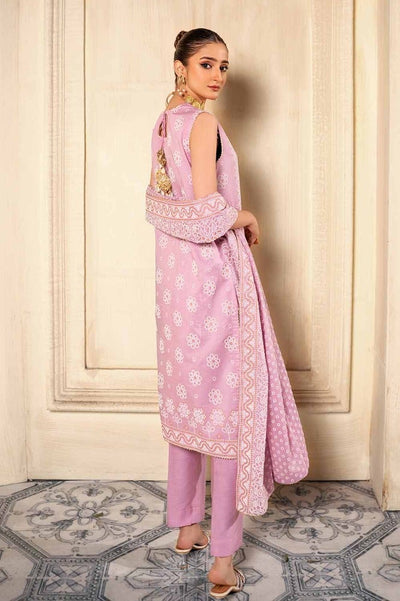 Gul Ahmed 3PC Foam and Gold Printed Lawn Unstitched Suit CL-42169 B