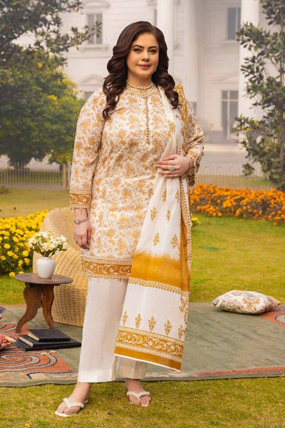 Gul Ahmed 3PC Printed Lawn Unstitched Suit CL-42193 A