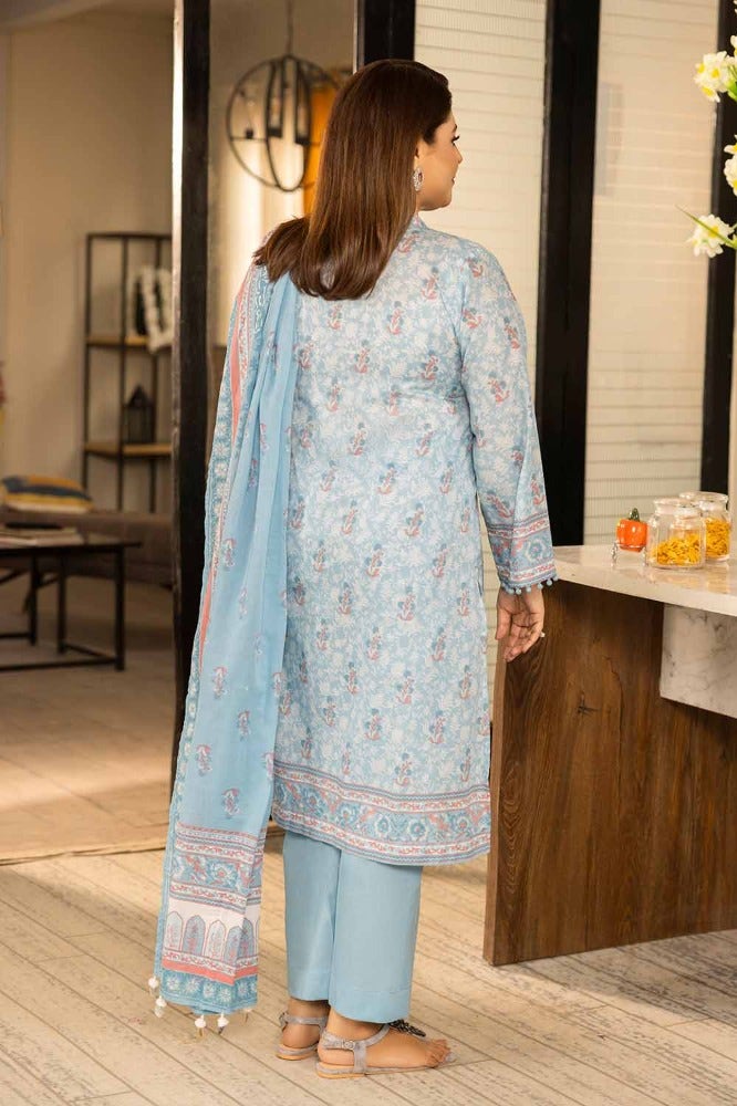 Gul Ahmed 3PC Printed Lawn Unstitched Suit CL-42194 A