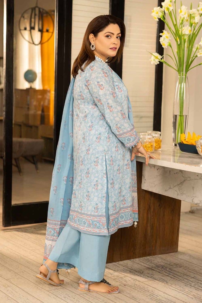 Gul Ahmed 3PC Printed Lawn Unstitched Suit CL-42194 A