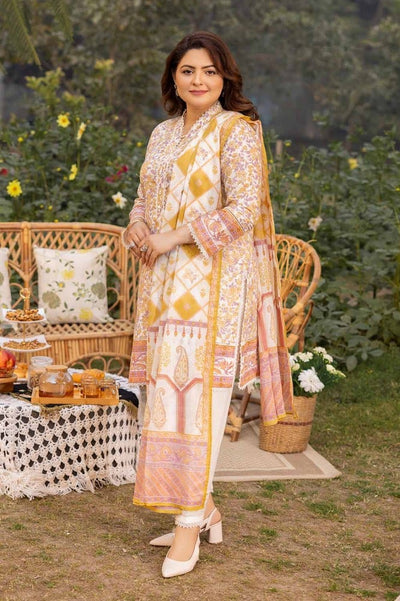 Gul Ahmed 3PC Printed Lawn Unstitched Suit CL-42195 B