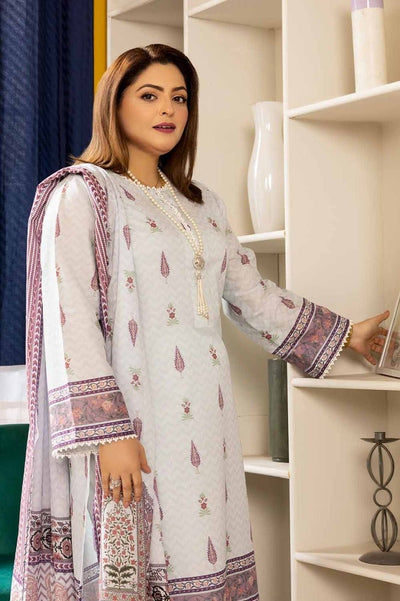 Gul Ahmed 3PC Printed Lawn Unstitched Suit CL-42196 A